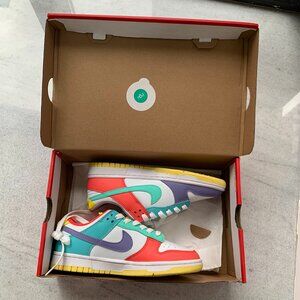 Nike Dunk Low Mixed Tone Sneakers Size 5.5